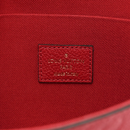 Louis Vuitton Empreinte Pochette Felicie Chain Wallet Scarlet 16 of 25