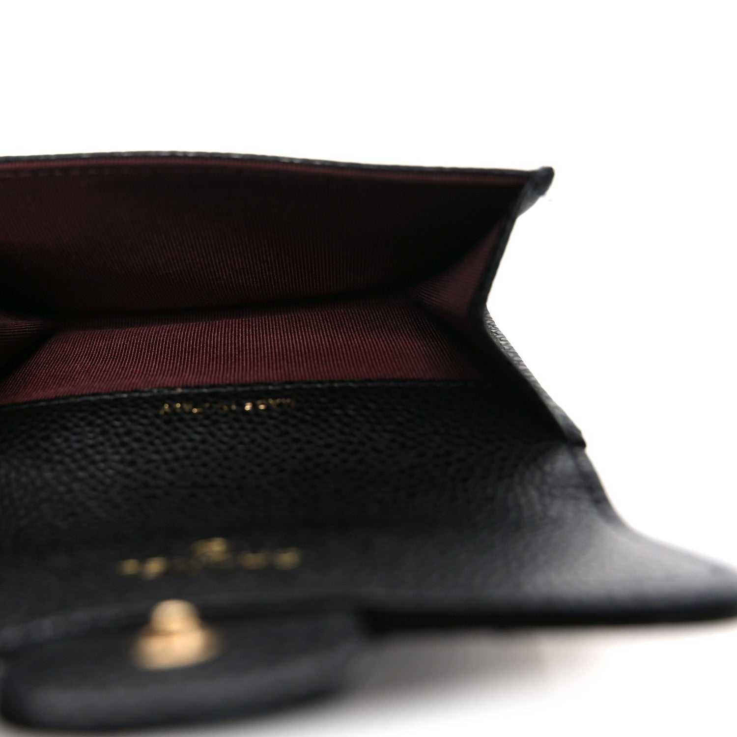 Chanel Caviar Quilted Flap Card Holder Black 5 of 8