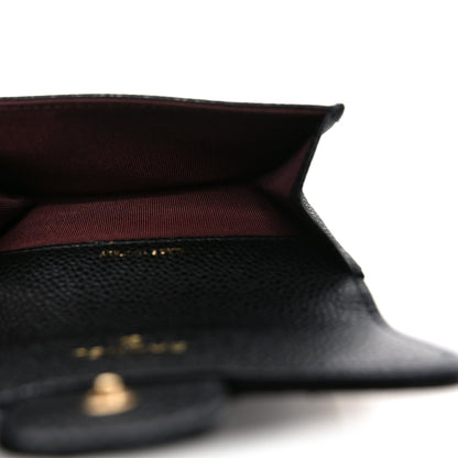 Chanel Caviar Quilted Flap Card Holder Black 5 of 8