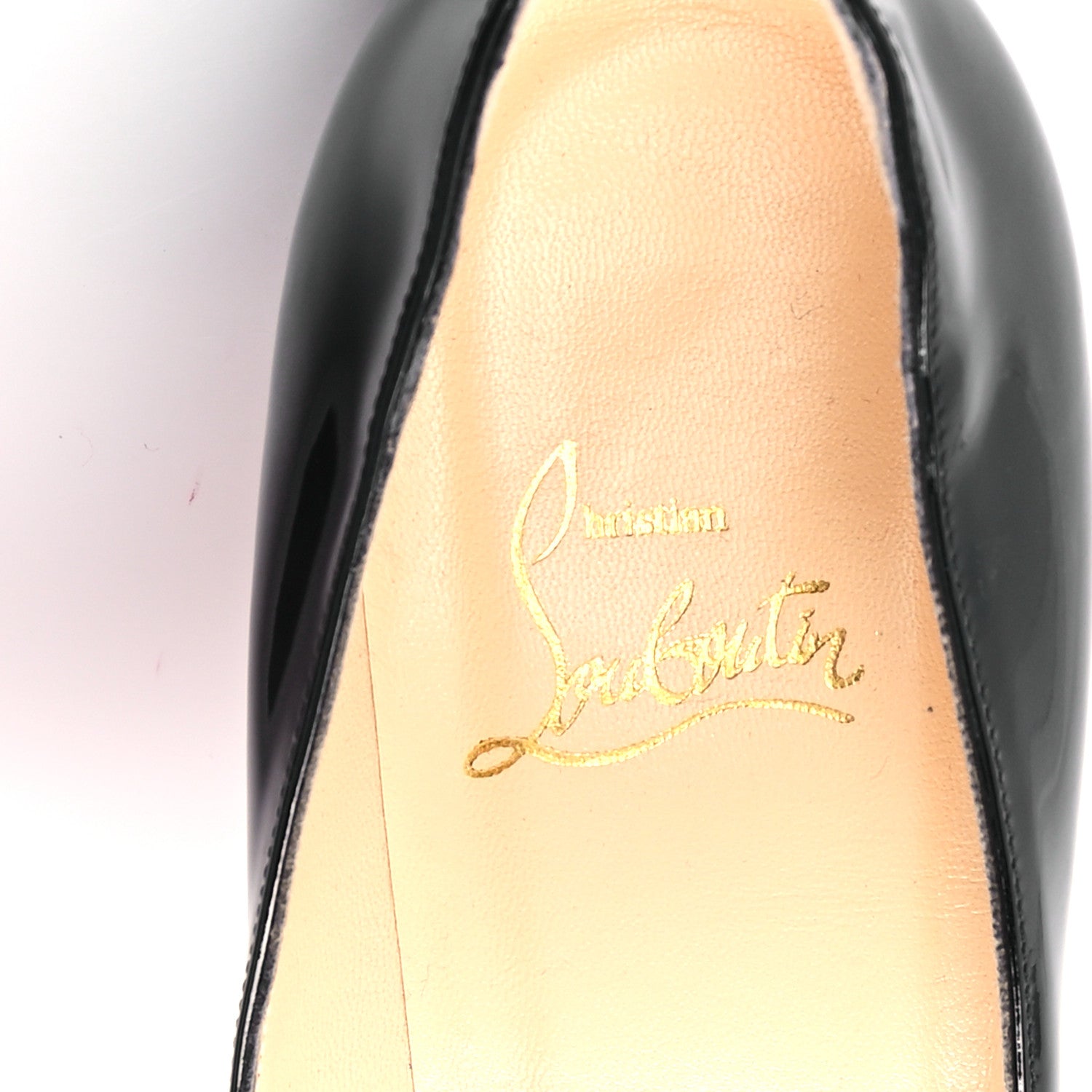 Christian Louboutin Patent New Very Prive 120 Pumps 38.5 Black 8 of 11