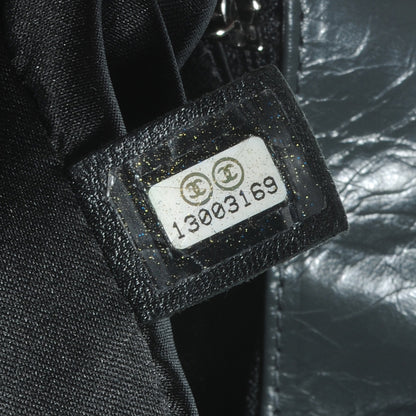 Chanel Glazed Calfskin Twisted Maxi Flap Grey 7 of 7