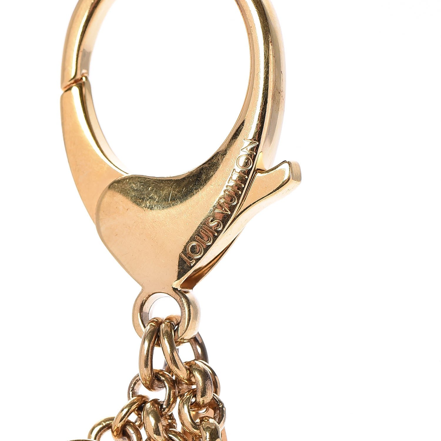 Louis Vuitton Fleur De Monogram Bag Charm Dore 4 of 4