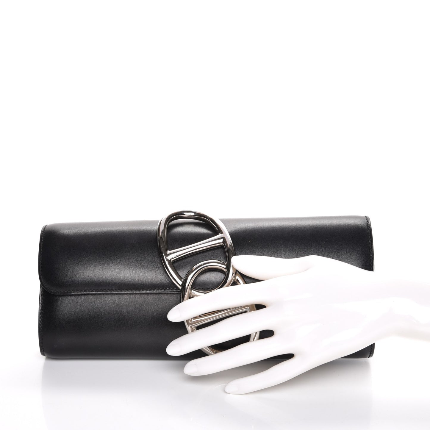 Tadelakt Egee Clutch Black