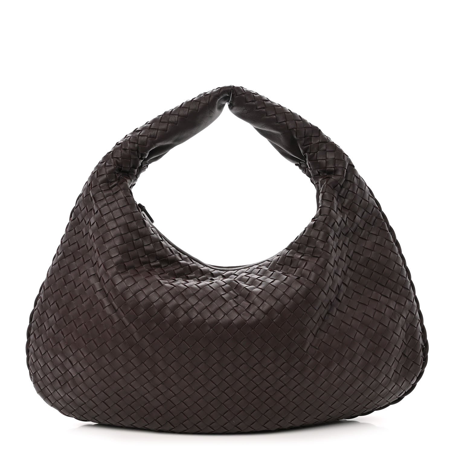 Bottega Veneta Nappa Intrecciato Large Veneta Hobo Ebano 1 of 9