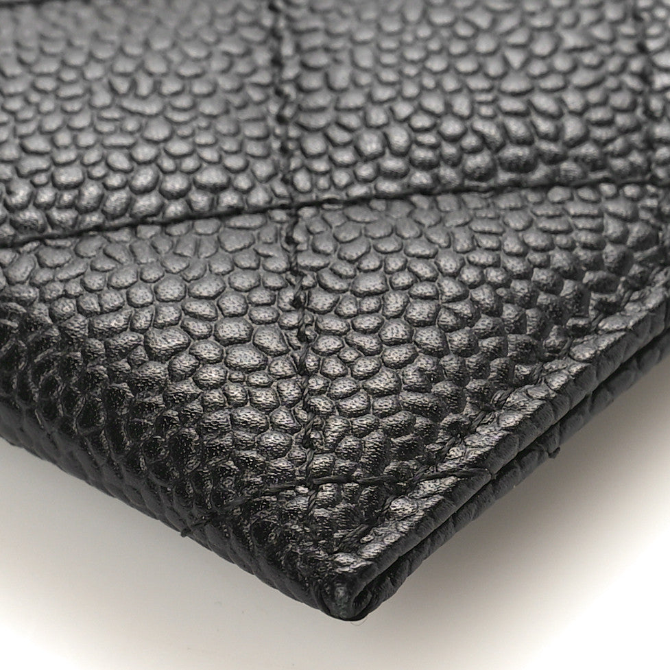 Chanel Caviar Quilted Card Holder Black 9 of 10