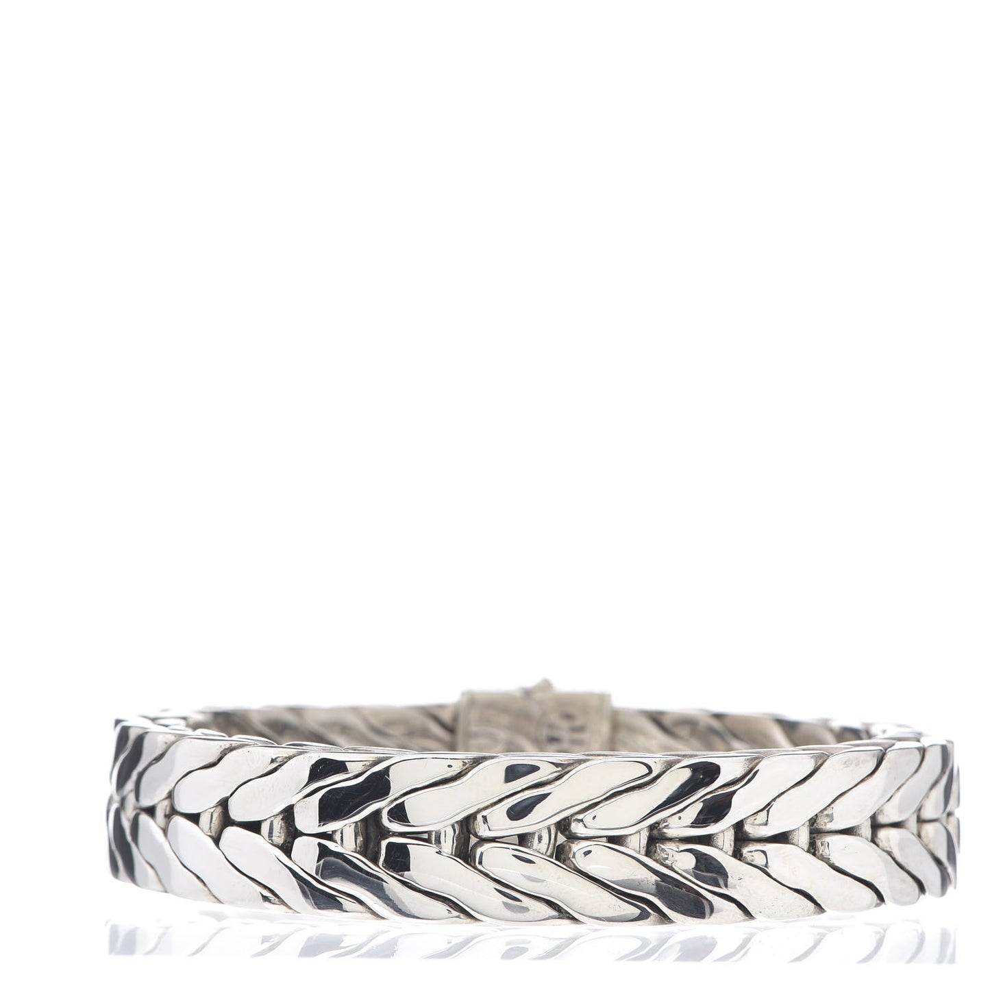 Sterling Silver 15.5mm Modern Chain Bracelet