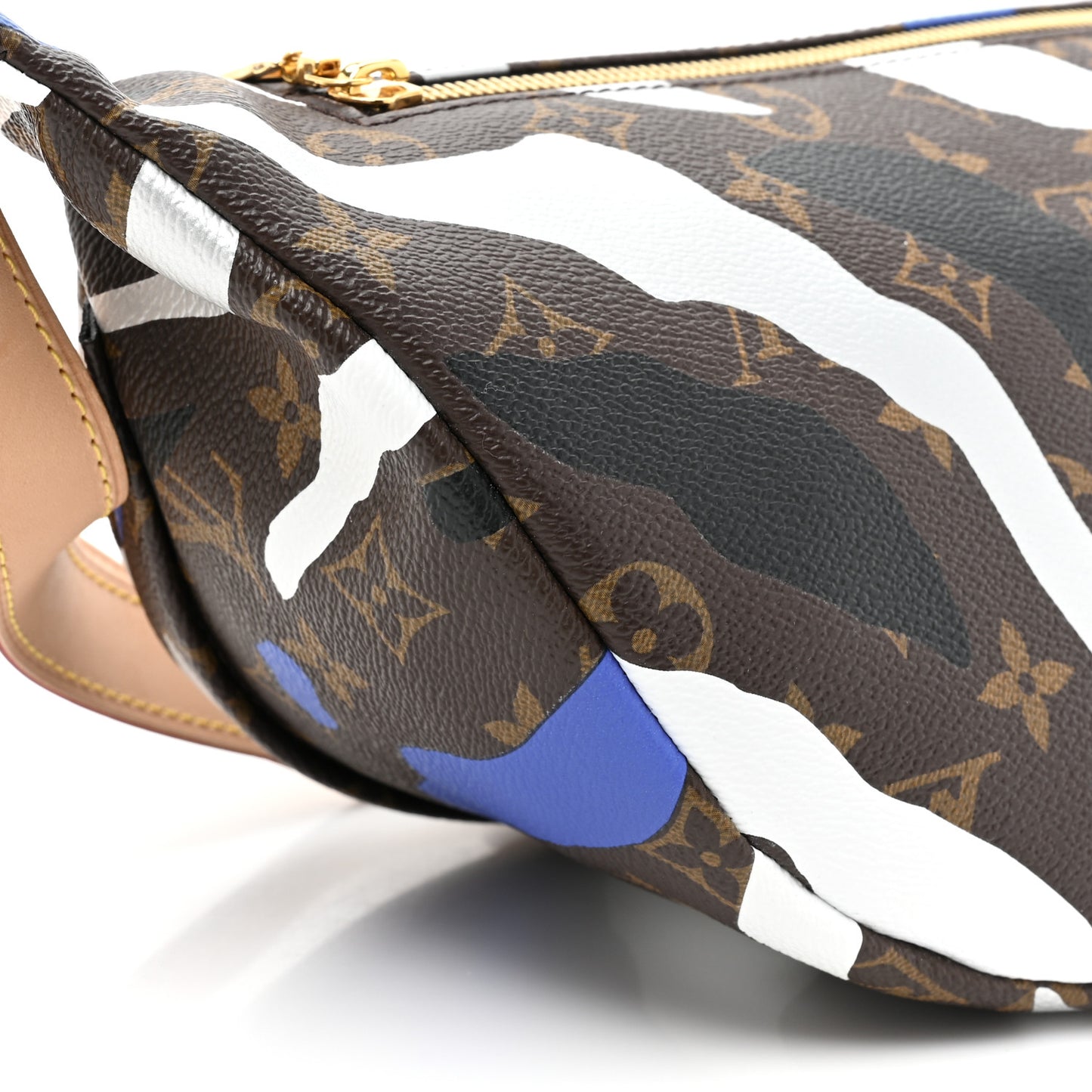 x LoL Monogram Bumbag Blue Silver