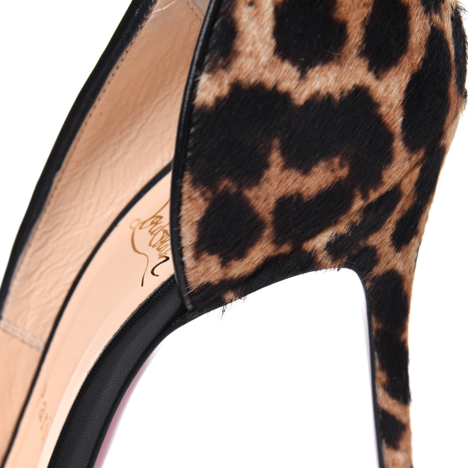 Christian Louboutin Pony Hair Leopard Iriza 100 Pumps 37.5 Brown 21 of 22