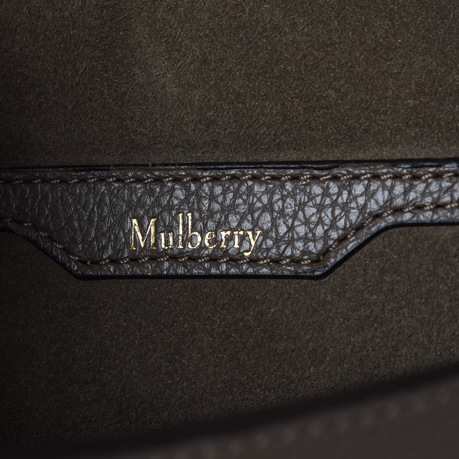 Mulberry Small Classic Grain Amberley Satchel Solid Grey 8 of 8