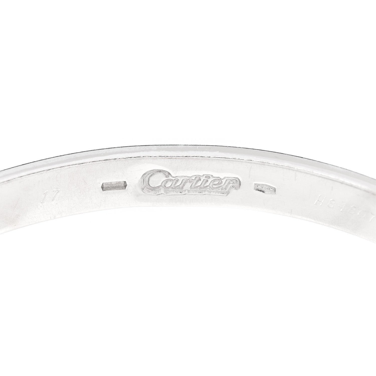 Cartier 18K White Gold LOVE Bracelet 17 5 of 6