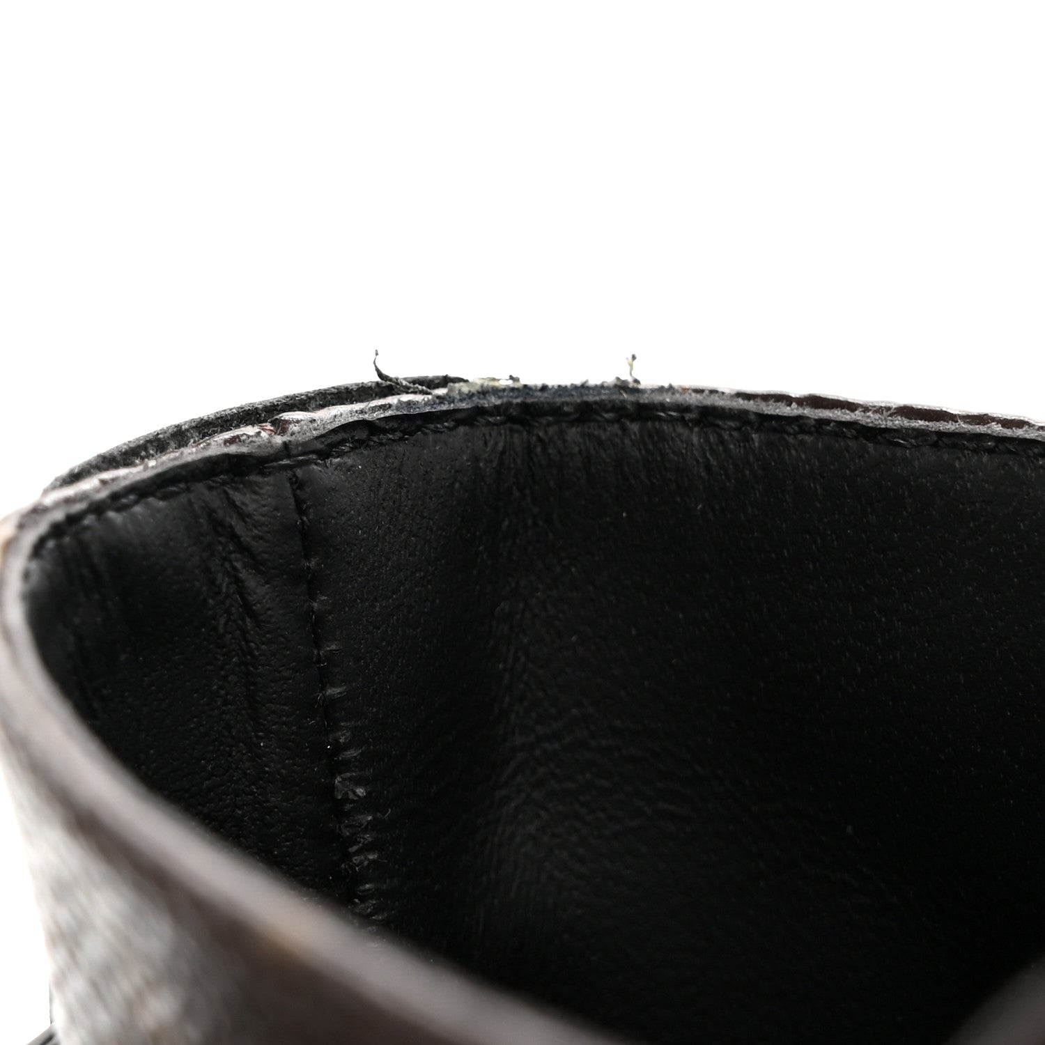 Louis Vuitton Calfskin Monogram Wonderland Flat Ranger Boots 37.5 Black 12 of 13