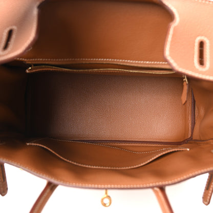 Hermes Togo BIRKIN 30 Gold 8 of 19