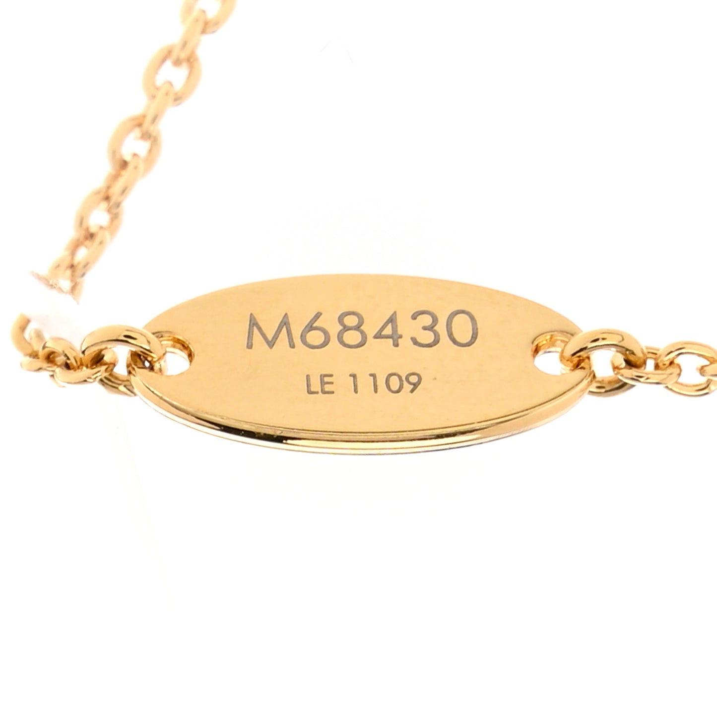 Essential Studded V Necklace Gold Red