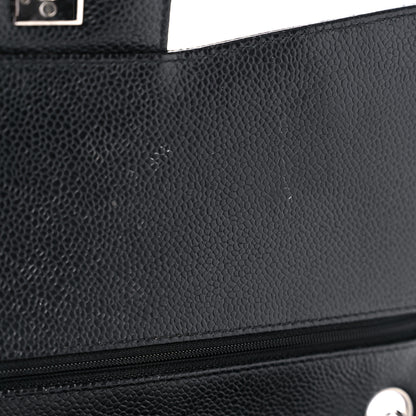 Chanel Caviar Quilted Jumbo Double Flap Black 16 of 17