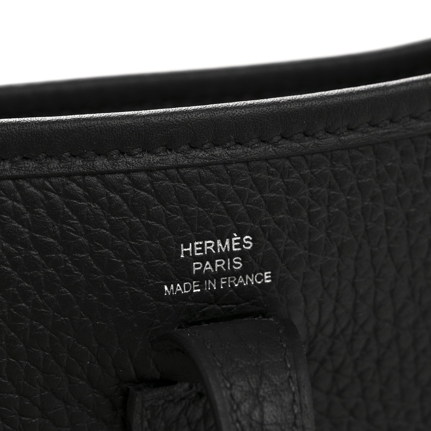 Hermes Taurillon Clemence Evelyne TPM Black 6 of 11