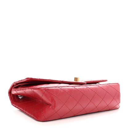 Chanel Aged Calfskin Quilted 2.55 Reissue 225 Flap Red 3 of 9