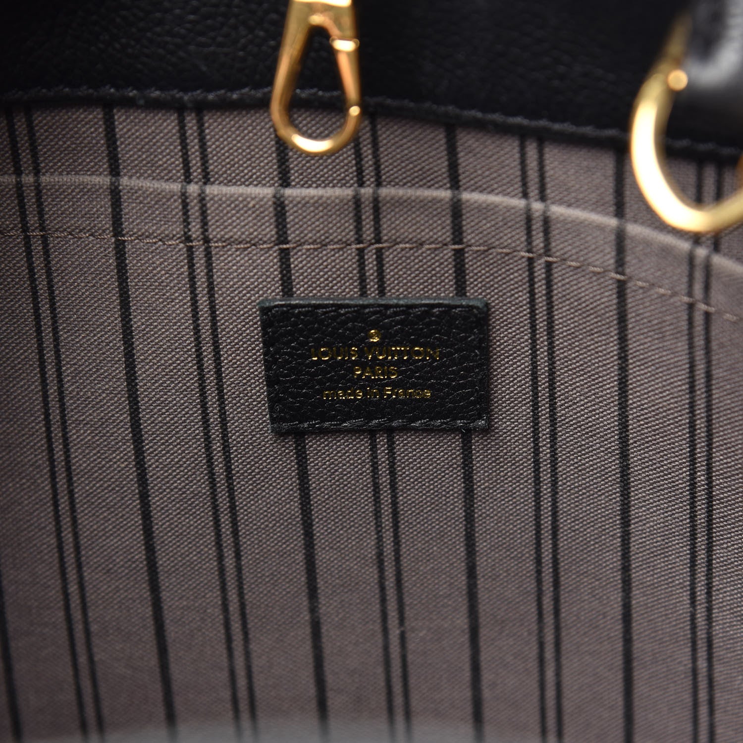 Louis Vuitton Empreinte Montaigne MM Black 7 of 15