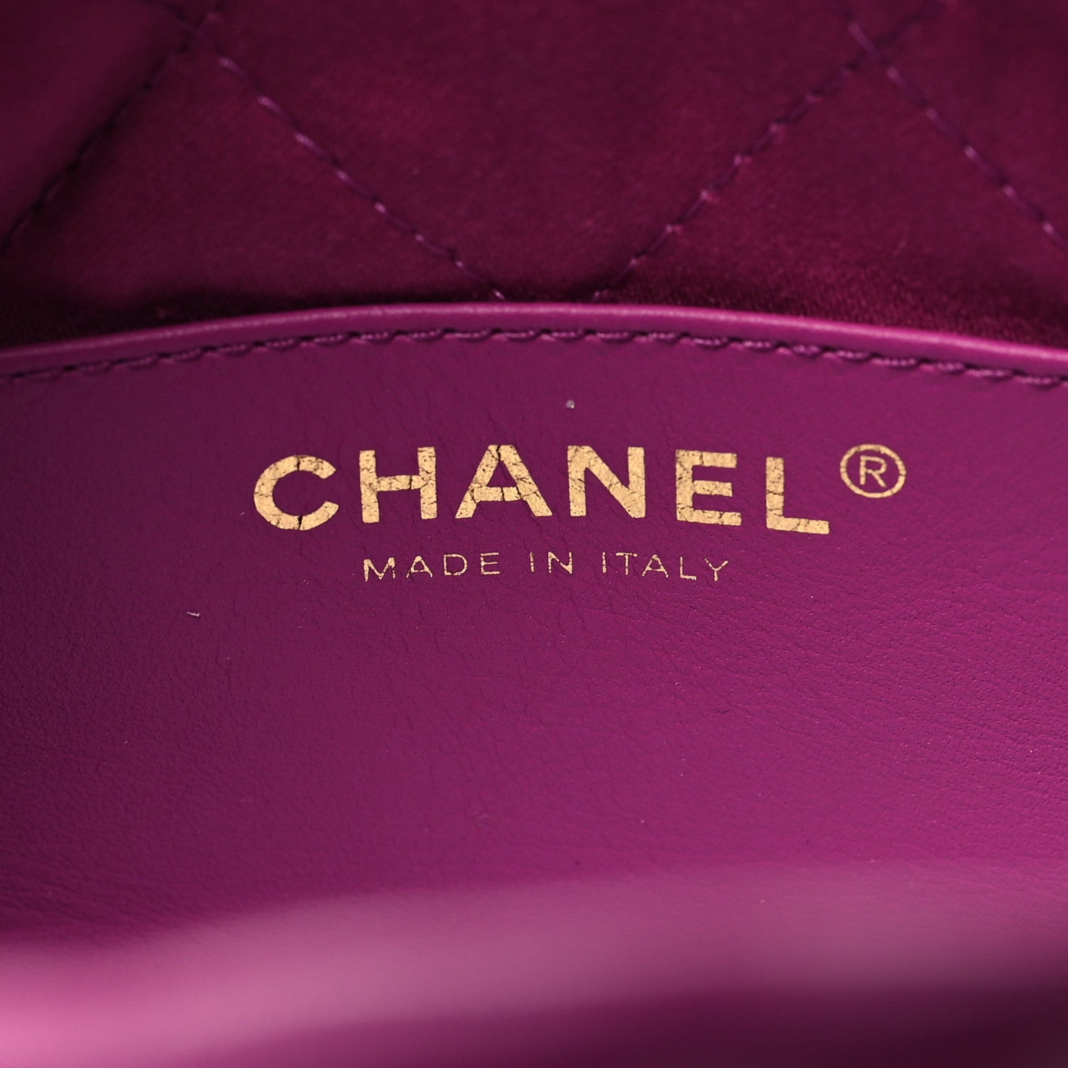 Chanel Shiny Calfskin Quilted Mini Chanel 22 Purple 6 of 11