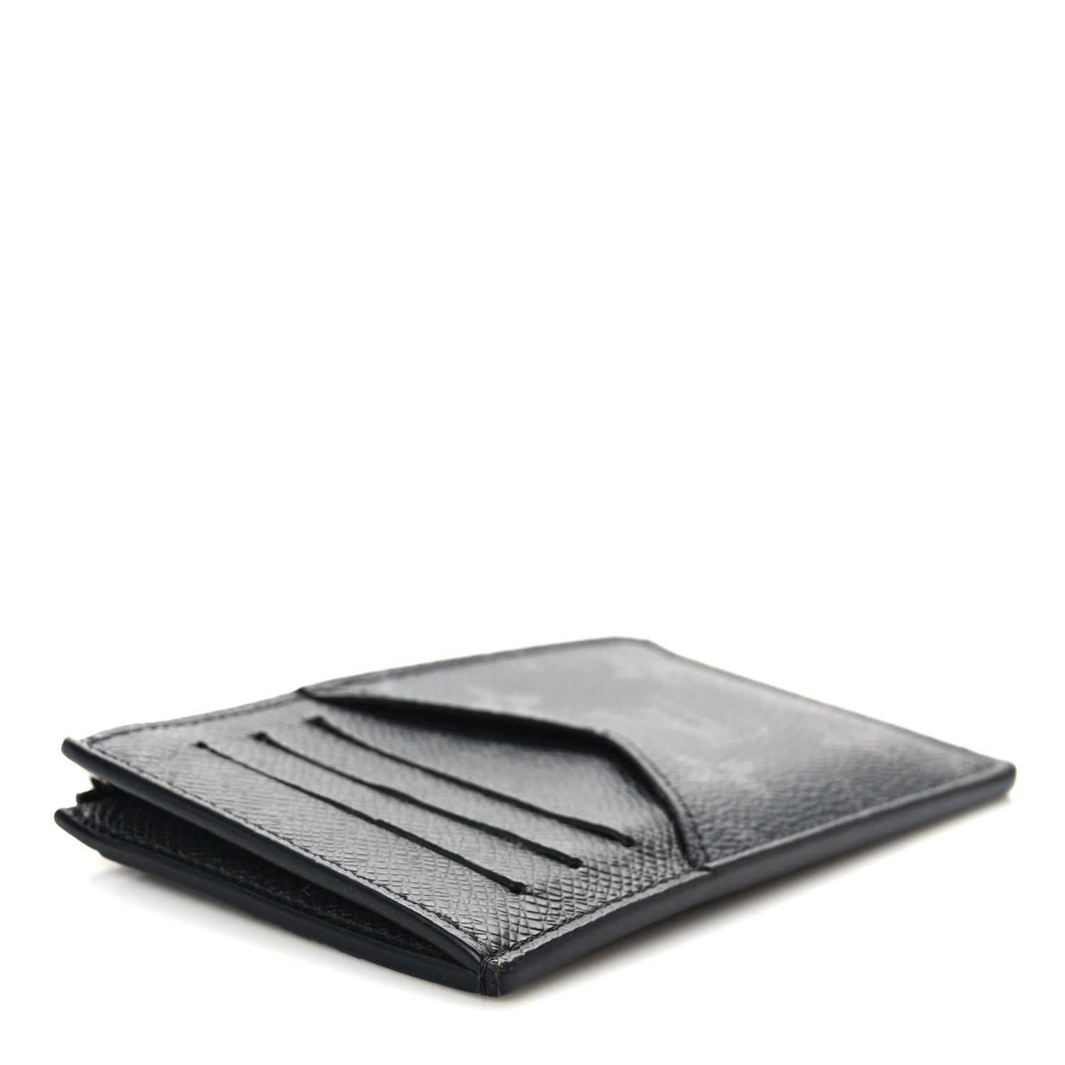 Louis Vuitton Reverse Monogram Eclipse Taiga Coin Card Holder 4 of 6