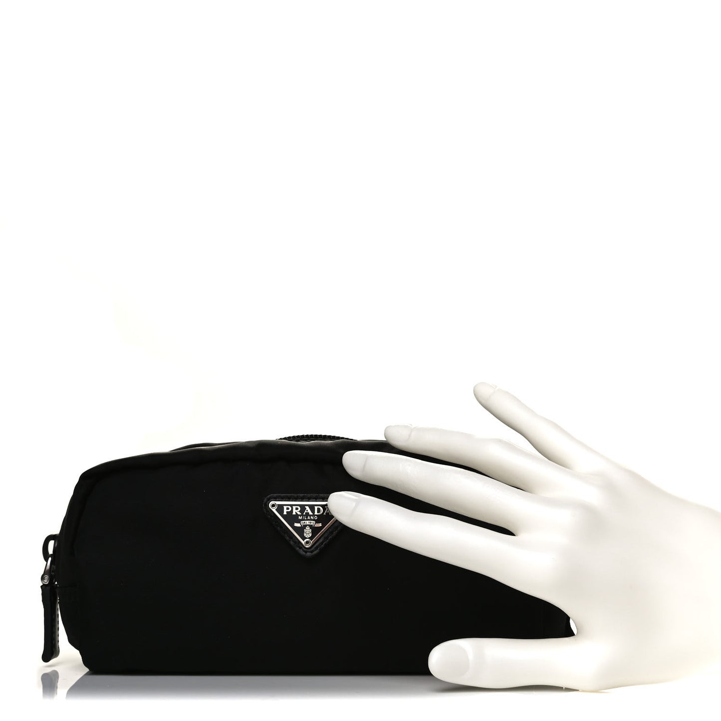 Nylon Vela Cosmetic Pouch Black