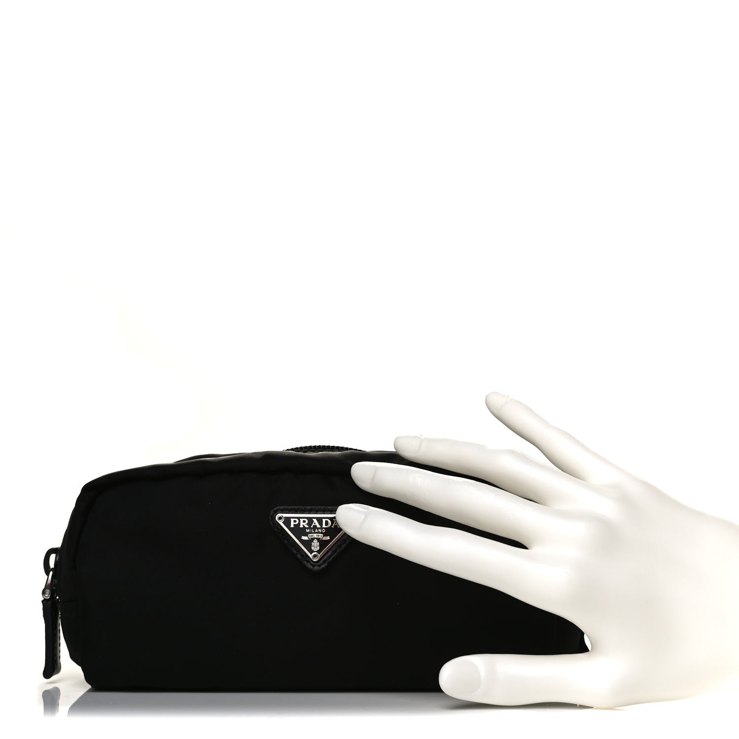 Prada Nylon Vela Cosmetic Pouch Black 3 of 13