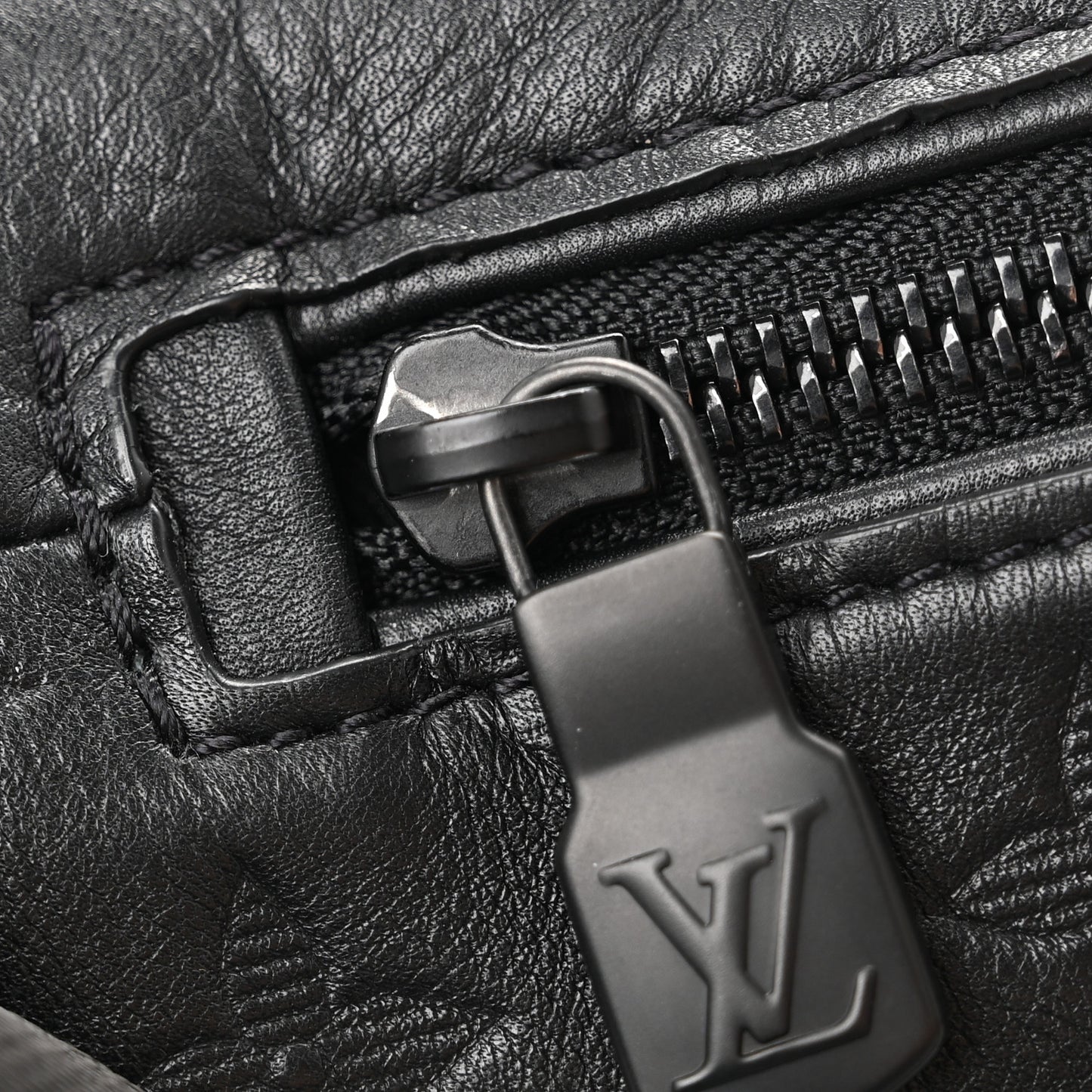 Calfskin Monogram Shadow Discovery Bumbag Black