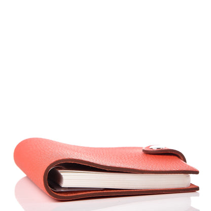 Hermes Togo Ulysse Mini Notebook Capucine 4 of 9