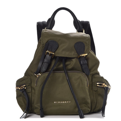 Burberry Nylon Small Rucksack Backpack Green 1 of 11