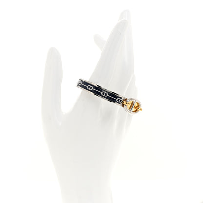 Hermes Enamel Mini Farandole Clic Chaine d'Ancre Bracelet PM Lilas 2 of 5