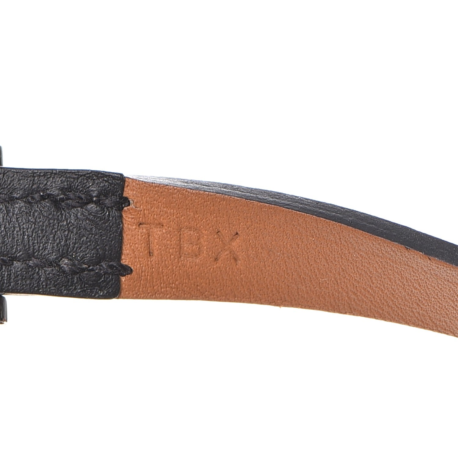 Hermes Chamonix Hapi 3MM Triple Tour Wrap Bracelet L Black 4 of 7