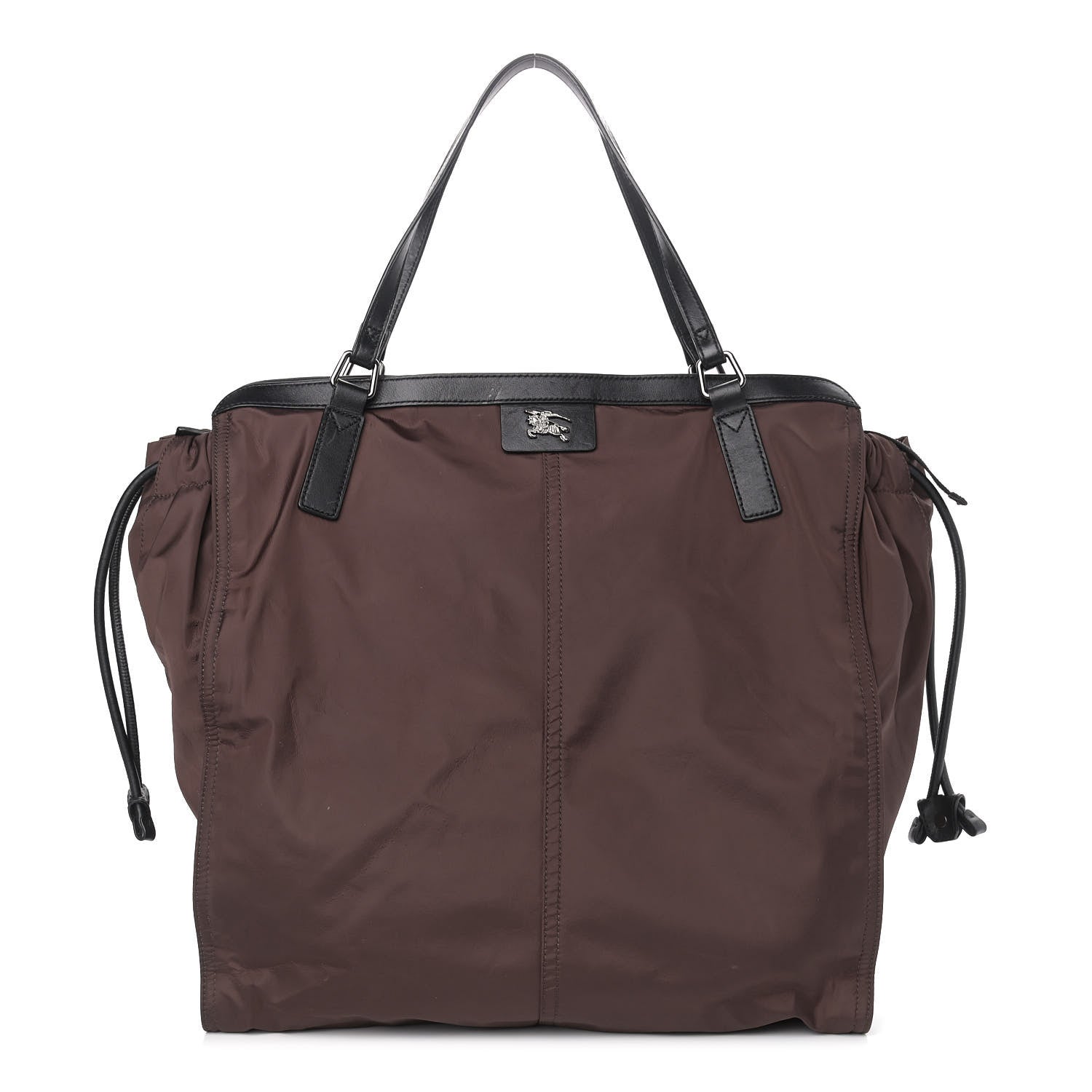 Burberry Nylon Small Buckleigh Packable Tote Brown 1 of 19