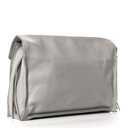 Balenciaga Veau Papier Sight Clutch Gris Metal 3 of 13