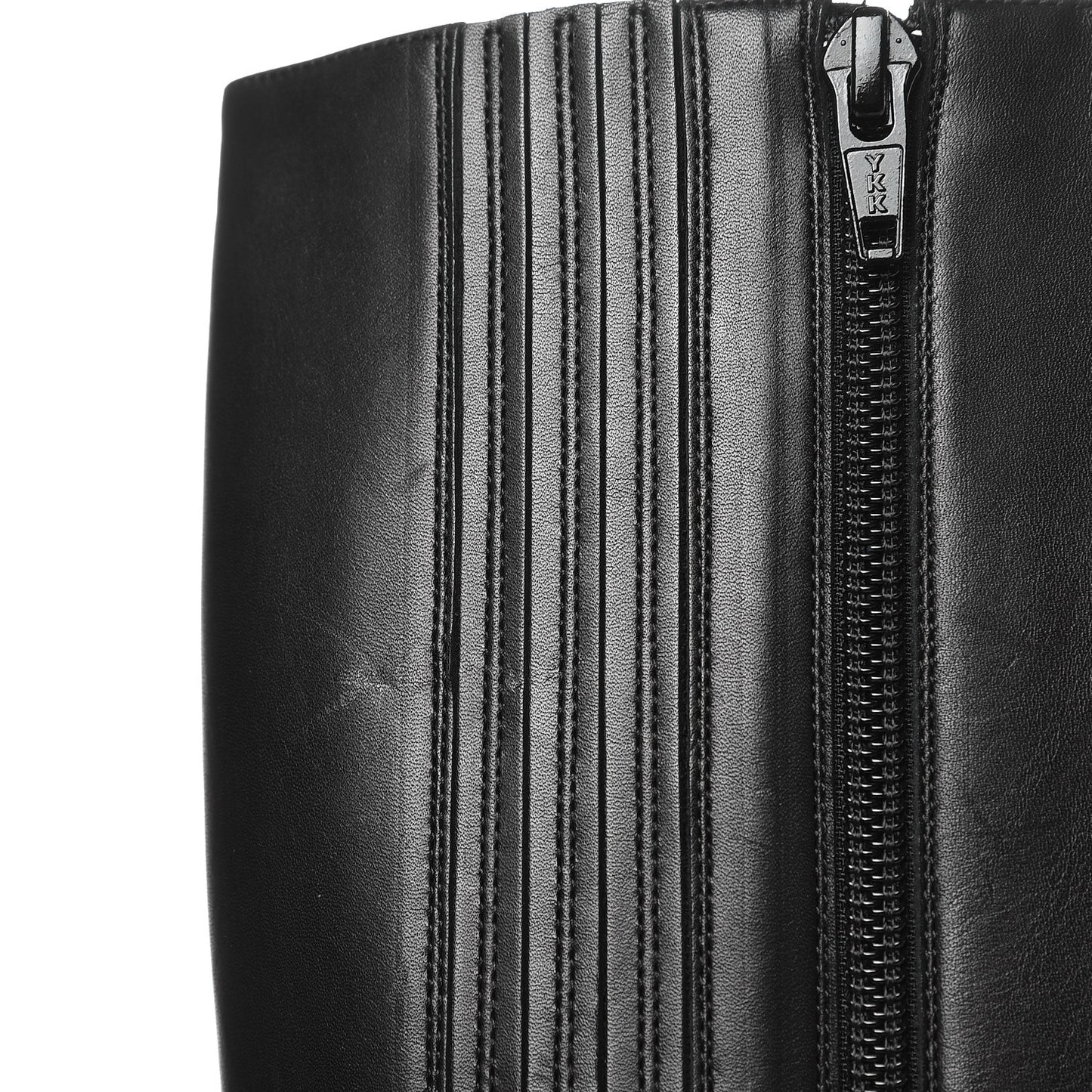 Calfskin Bourge 100 Tall Boots 37 Black