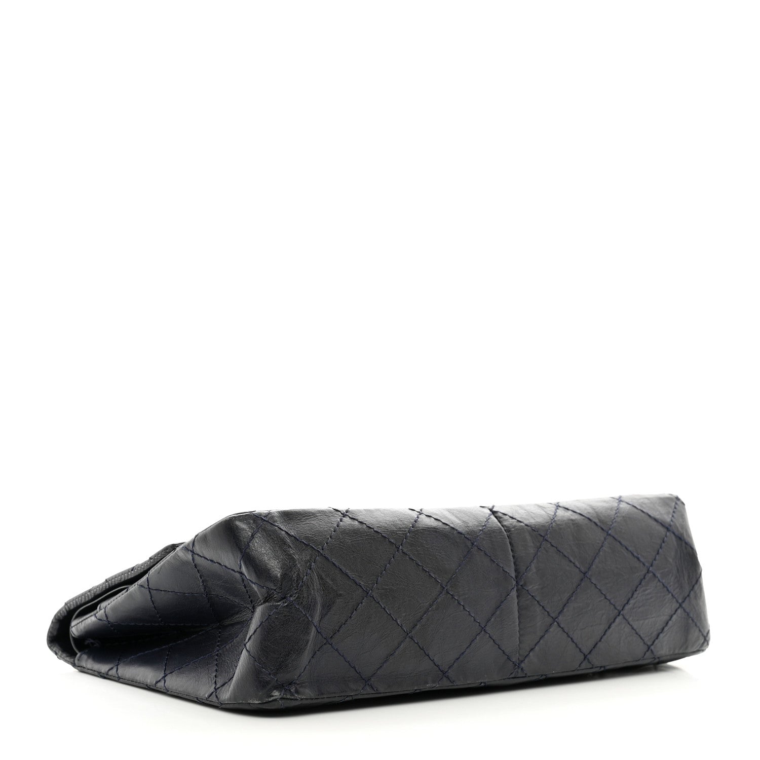 Chanel Aged Calfskin Quilted 2.55 Reissue 226 Flap Navy Blue 4 of 12