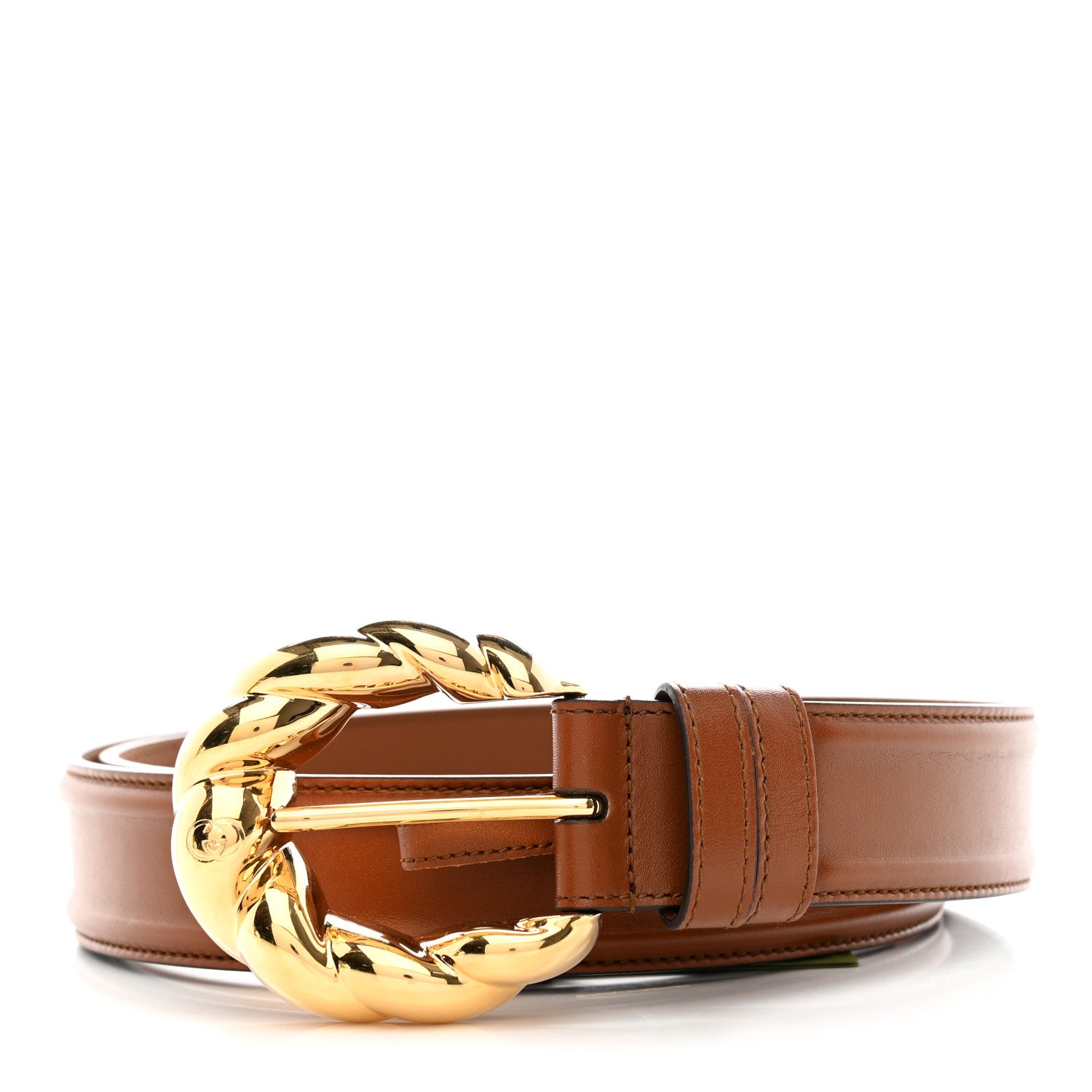 Gucci Ciny Calfskin Lux Torchon 35mm Belt 105 42 Cuir 1 of 5