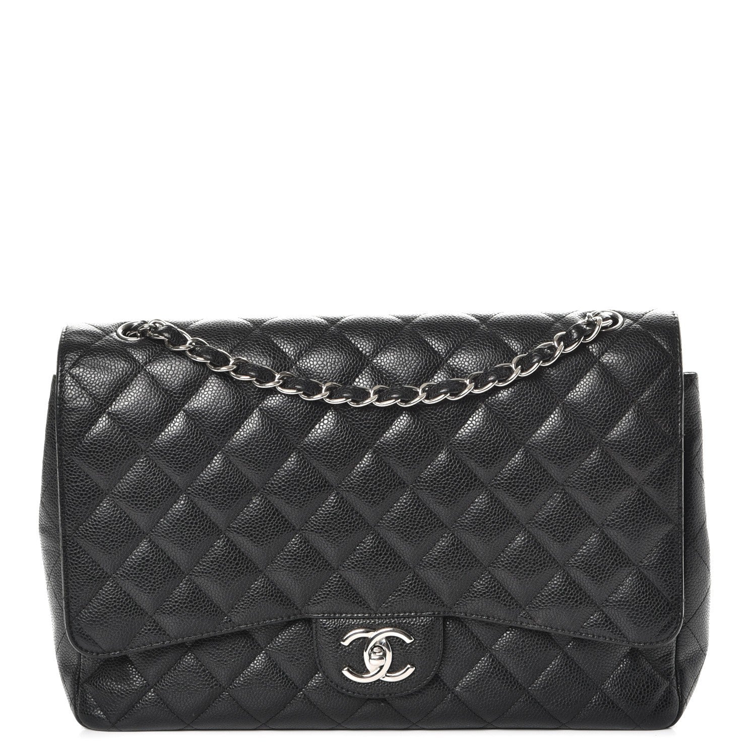 Chanel Caviar Quilted Maxi Double Flap Black 1 of 13