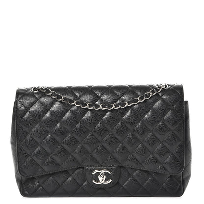 Chanel Caviar Quilted Maxi Double Flap Black 1 of 13