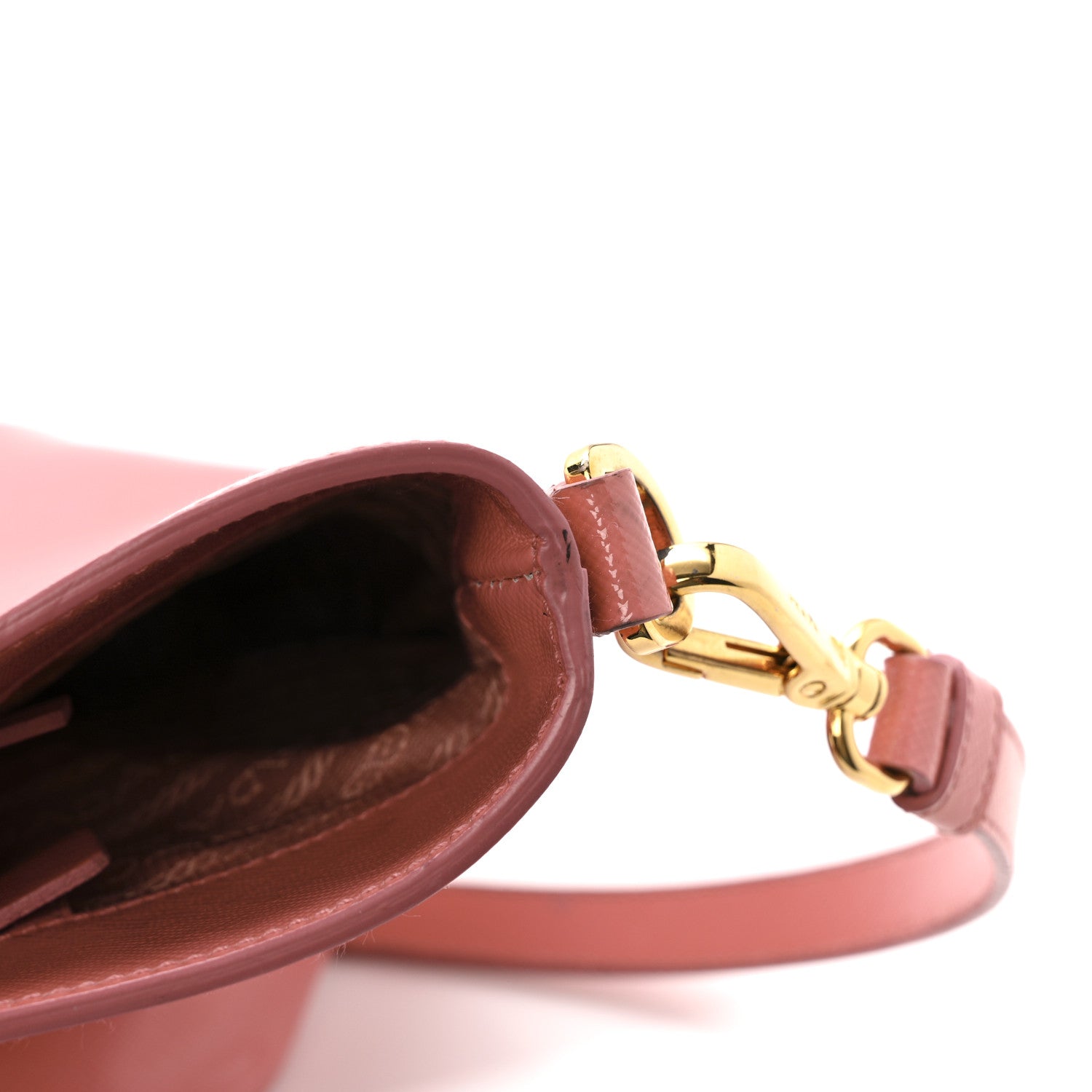 Prada Saffiano Vernice Galleria Shopping Tote Begonia 13 of 14