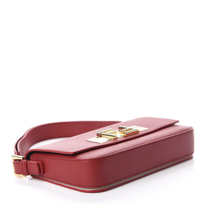 Fendi Vitello Dolce Bi-Color 3Baguette Shoulder Bag Mattone White 4 of 9