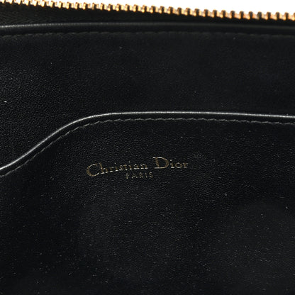 Christian Dior Supple Calfskin Cannage Large Caro Daily Pouch Black 6 of 7
