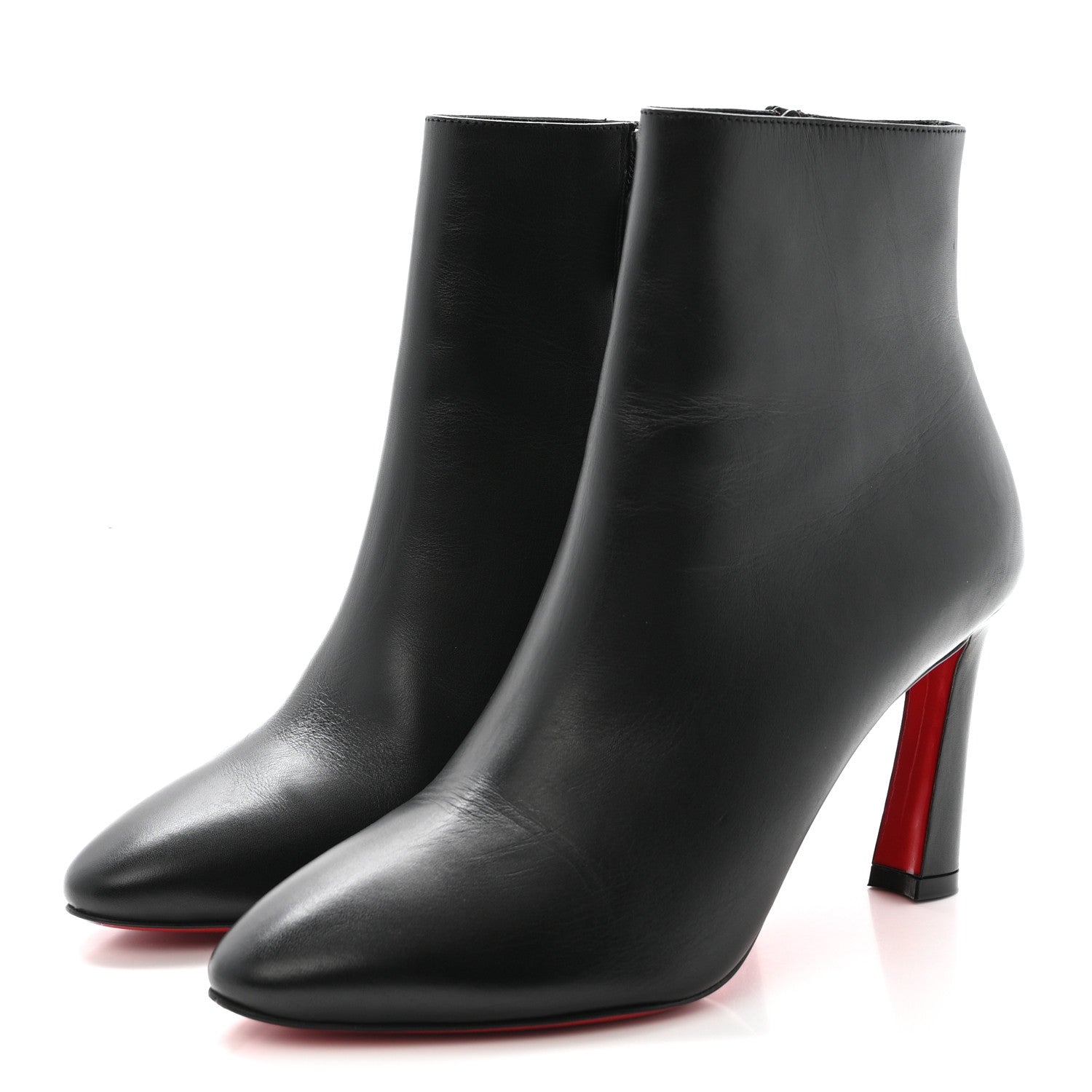 Christian Louboutin Calfskin So Eleanor 85 Ankle Boots 37 Black 4 of 8