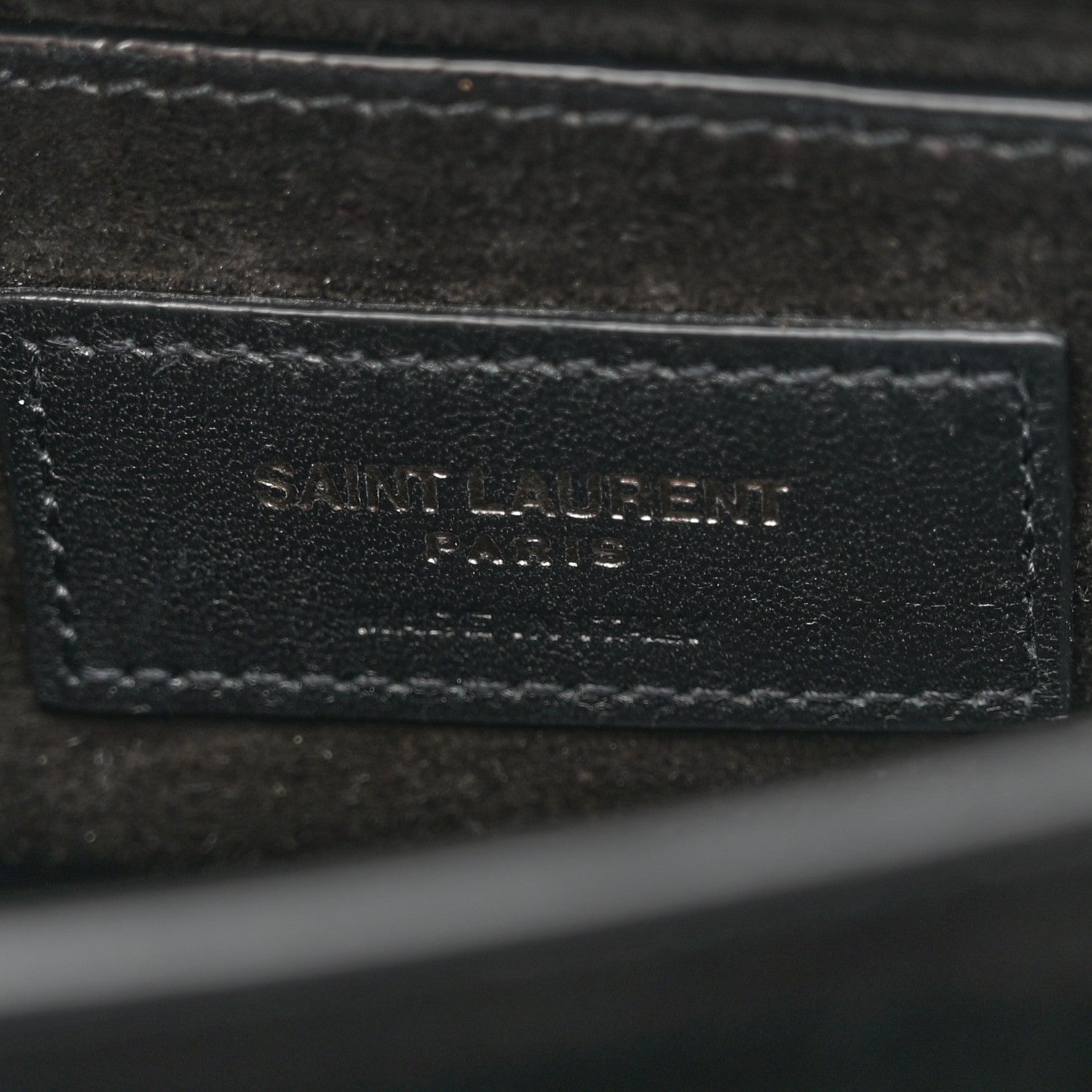Saint Laurent Calfskin Medium Monogram Monochrome Sunset Black 7 of 15