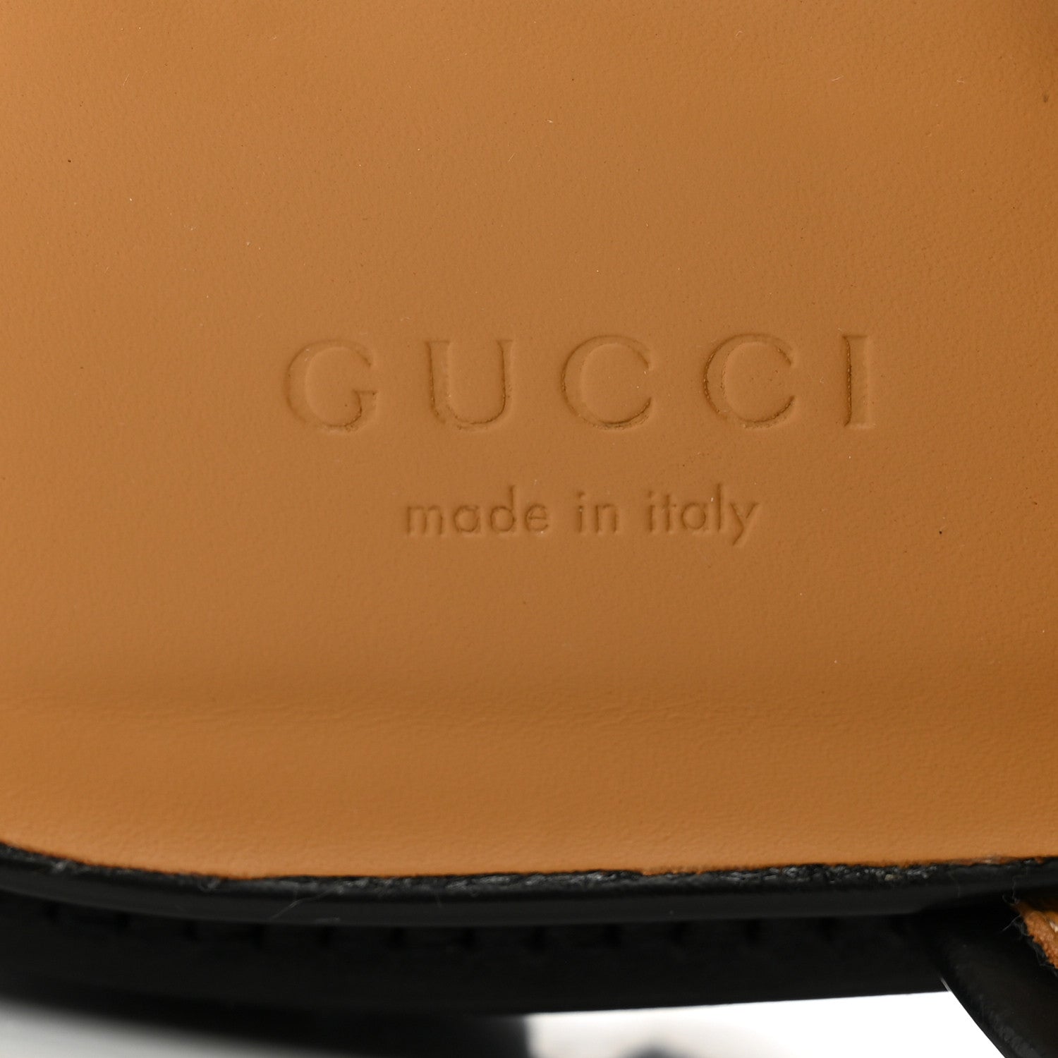 Gucci Magnum Calfskin Womens Horsebit Platform Mules 37.5 Black 7 of 9