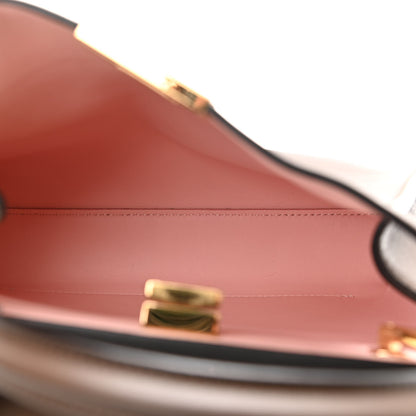 Fendi Vitello Tahiti Burro Bi-Color Medium Peekaboo Iconic Essentially Satchel Maya Camelia Confetto 6 of 11