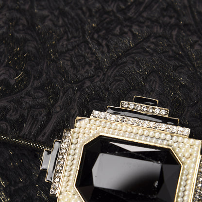 Judith Leiber Calf Hair Embroidered Shoulder Bag Black 8 of 10