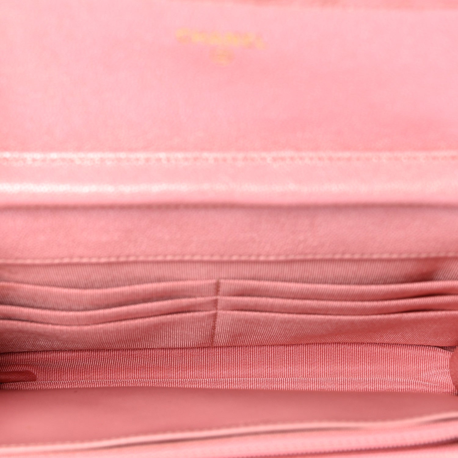 Chanel Iridescent Caviar Quilted Wallet on Chain WOC Rose Pink 5 of 10