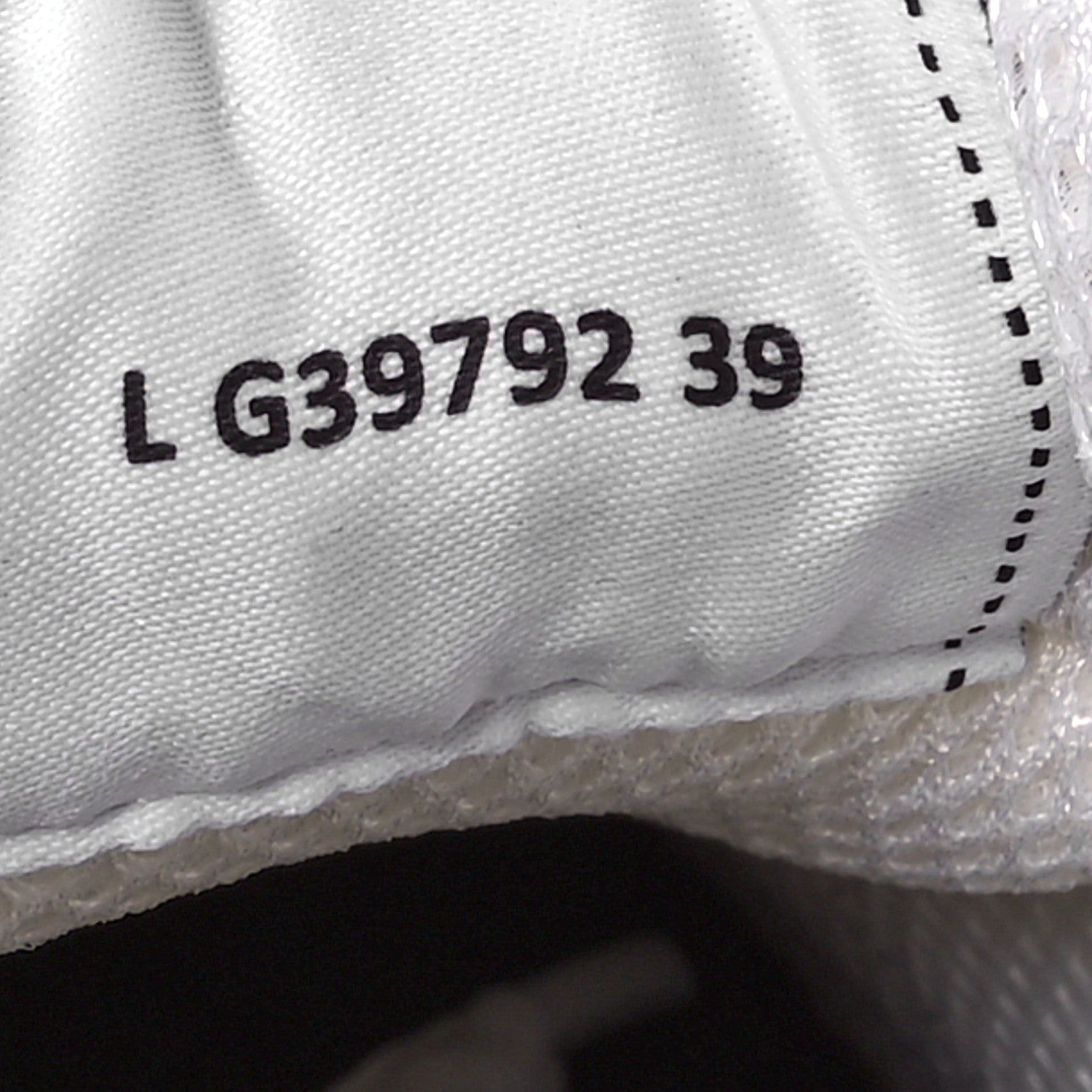 Chanel Fabric Laminated Calfskin Stretch CC Sneakers 39 White Silver 7 of 9