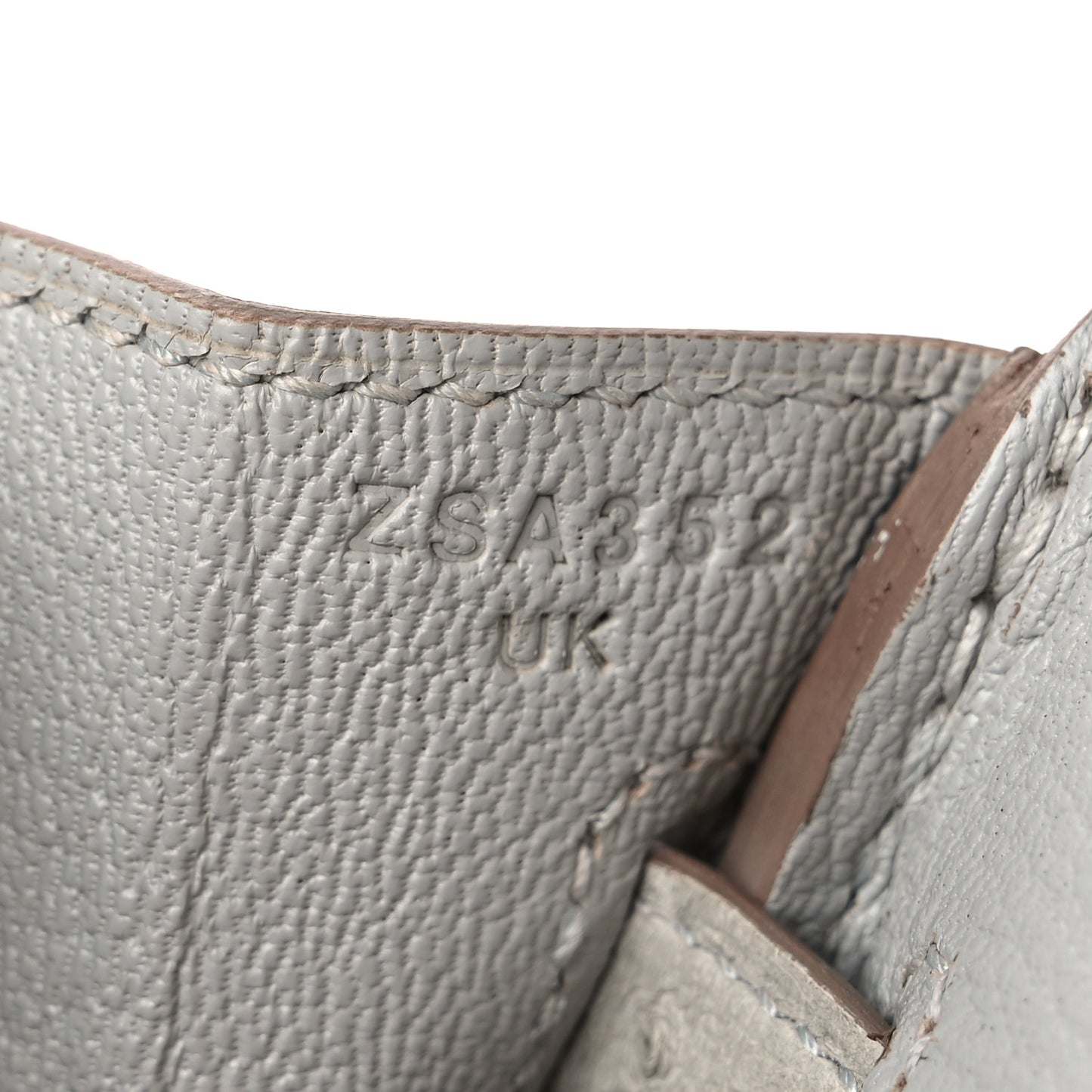 Ostrich Birkin 25 Gris Perle