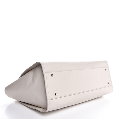 Chanel Caviar Extra Large Studded Deauville Tote Ivory 4 of 7