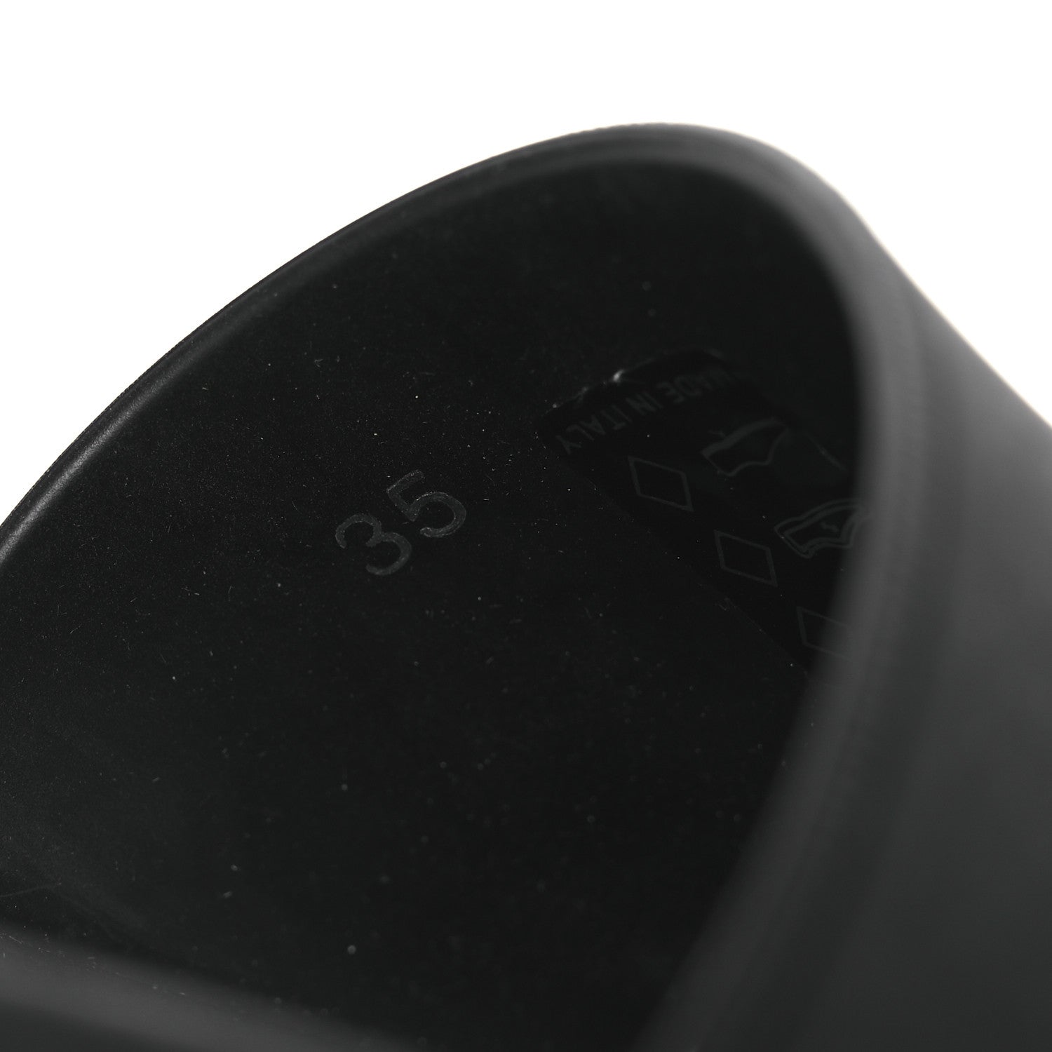 Givenchy Rubber Logo Pool Slide Sandals 35 Black 10 of 11